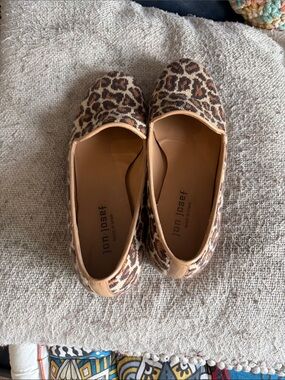 Jon Josef Leopard Print Ballet Flats - Tan/Brown